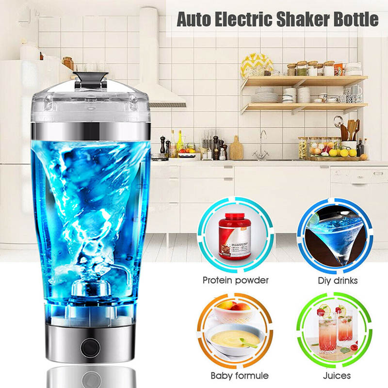 Auto Electric Shaker Bottle – 600ml Portable Vortex Mixer